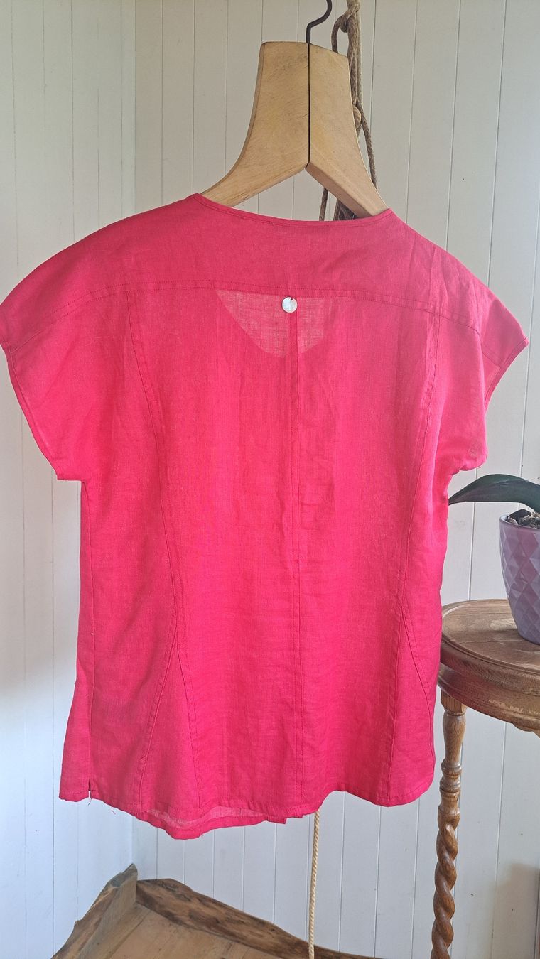 Blusen: CLARINA COLLECTION y2k Leinenbluse Leinen Bluse 38 M – Gebraucht aus Mollis von Fauchi99 6