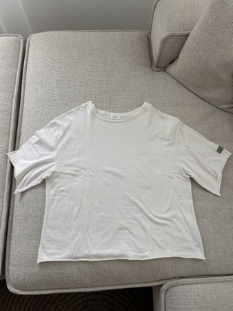 American Vintage Oversize T-Shirt, Weiss - Gr. XS/S