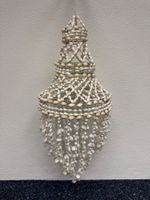 Muschel Lampe, Boho Deko, Windspiel, Top Zustand!