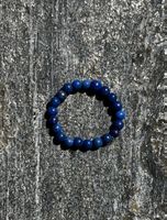 Elastischer Fingerring aus Lapislazuli