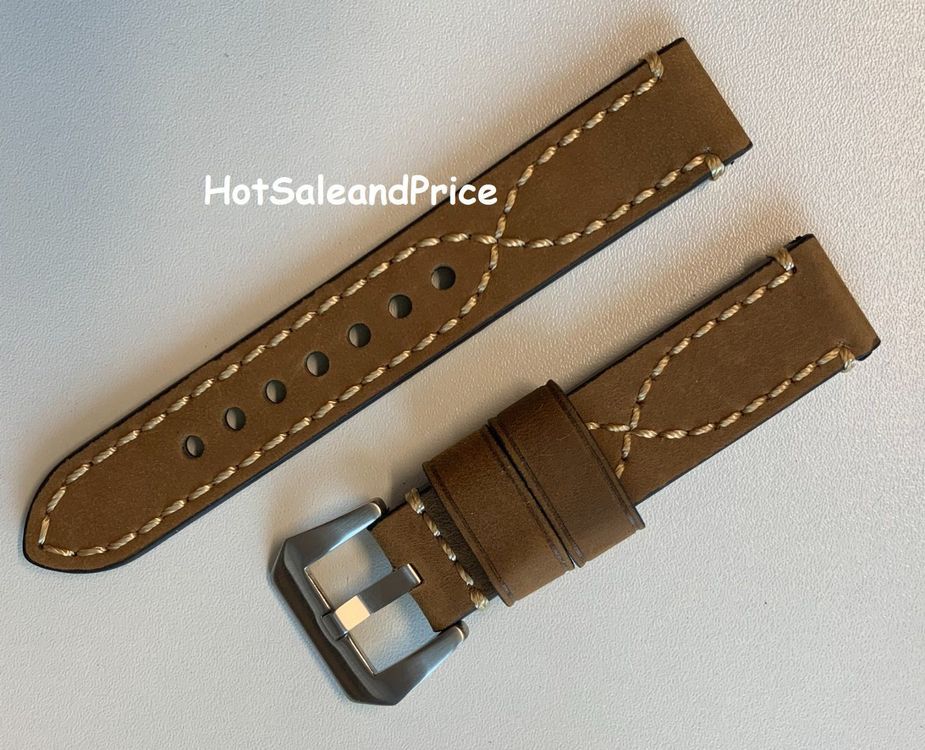Bracciali & Braccialetti: 20mm Vintage Uhrenarmband Leder Pre-V, Ersatzband, – Nuovo e nell'imballaggio originale da Courlevon venduto da HotSaleandPrice 1