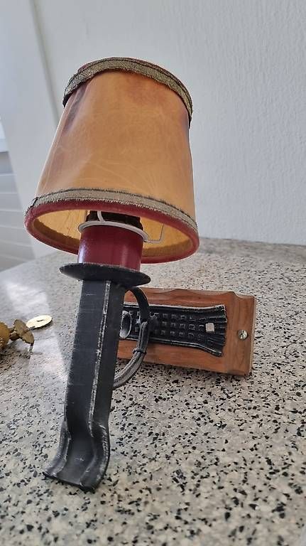 Lustres & lampes de plafonds: Antike Decken Lampe mit 2 Wand lampen – D'occasion à Neuenkirch par tip_wp7s 3