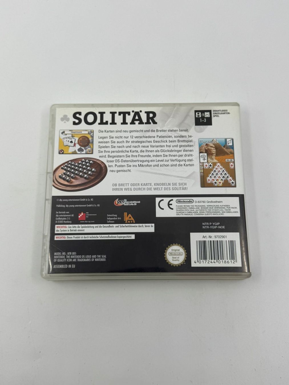 Giochi: Solitär (Nintendo DS) – Usato da Herisau venduto da Seyashop1 2
