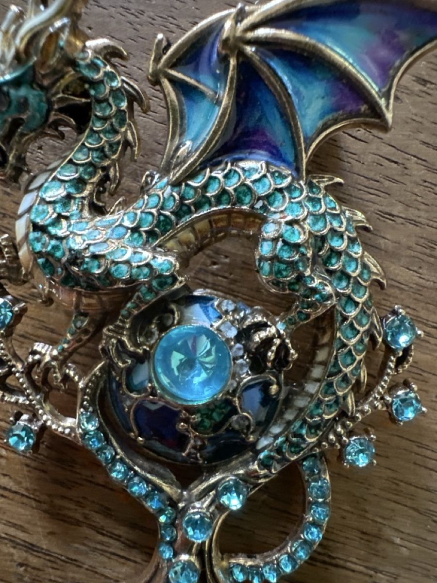Broches & Aiguilles: Brosche Drachen blau – Neuf (Voir description) à Trüllikon par angela4444 4