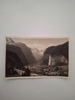 AK Lauterbrunnen Staubbachfall, Bergpanorama, SCHILD-BICHSEL