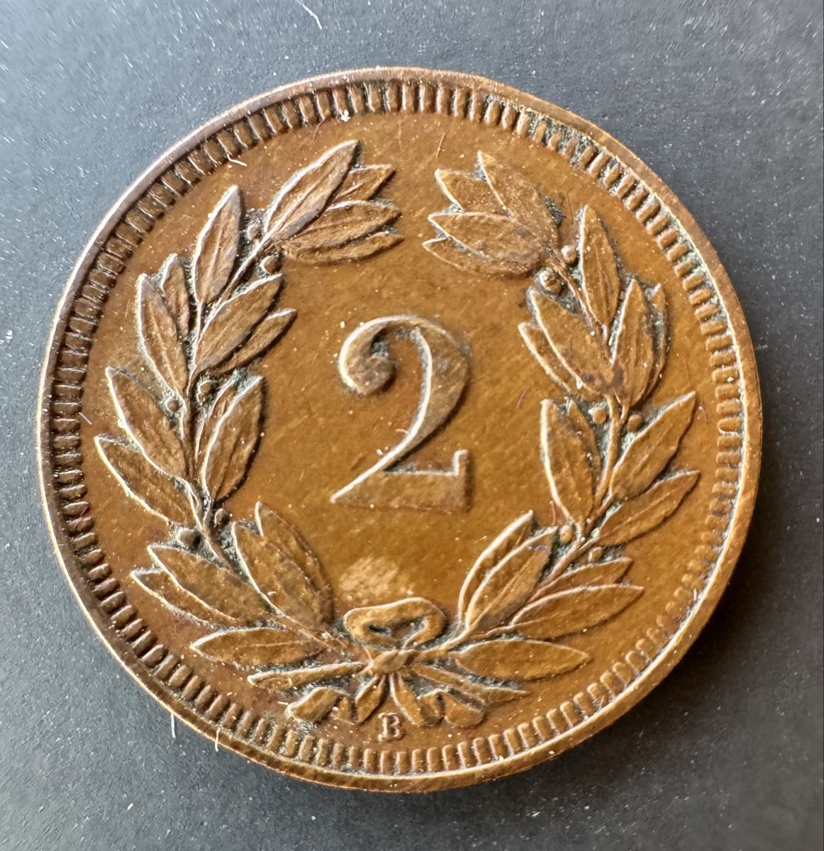 Alle Münzen: 2 Rappen 1918 – Gebraucht aus Meilen von coins4sale 1