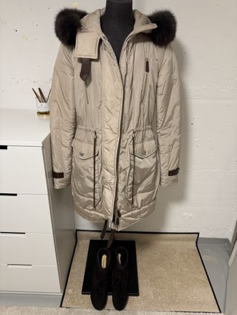 Damen Parka Christian Dior beige Grösse 36 gut erhalten
