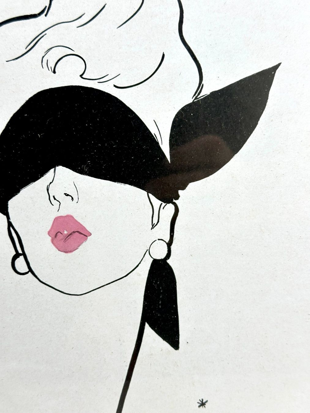 Poster & Bilder: Affiche originale DIOR "Le Rouge Baiser" RENÉ GRUAU 1948 – Gebraucht aus Morges von vintix 3