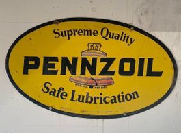 Pennzoil alte Werbetafel