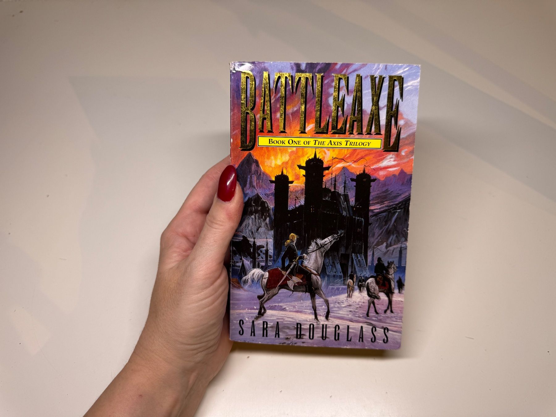 Libri: NOVEL: Sara Douglas, Battleaxe – Usato da Grosswangen venduto da English_books