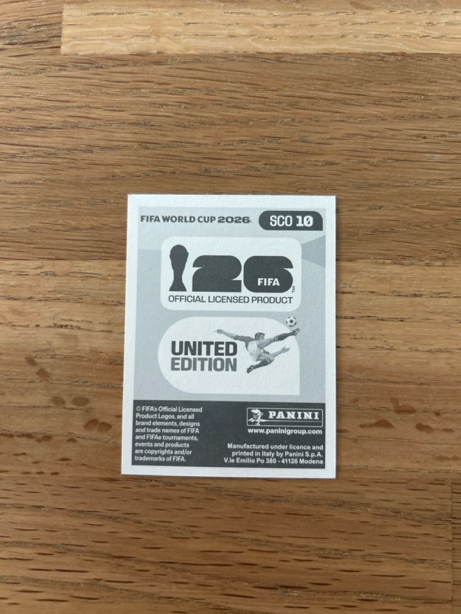 Panini Carte collezionabili: Panini SCO 10 – Nuovo (secondo la descrizione) da Bern venduto da cin_r7xm 1