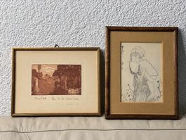 Mit von zwei kleine Kunstwerken!