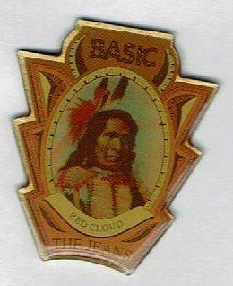 Placchette & Badge: Basic Red Cloud The Jeans  Ureinwohner Amerikas – Usato da Hinterkappelen venduto da Schampus