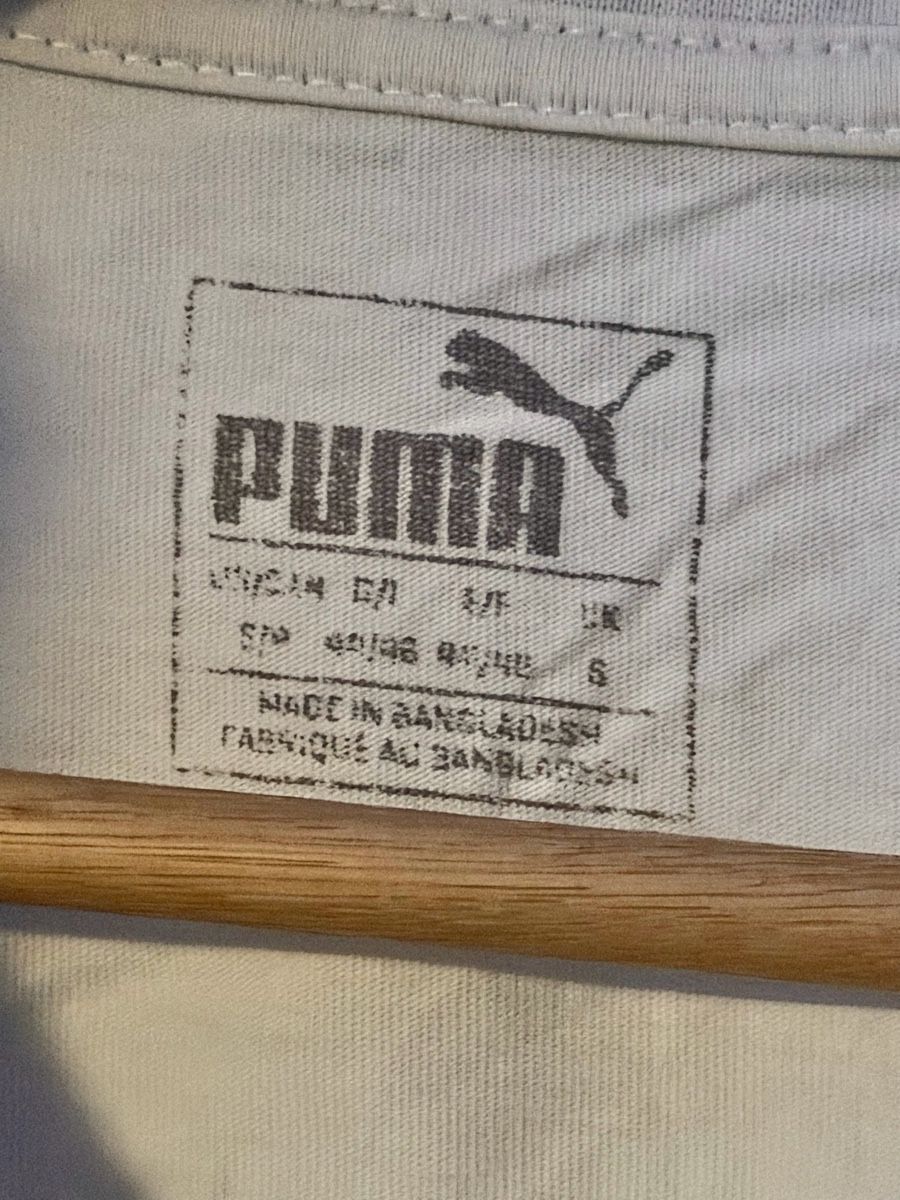 Puma T-shirt: T-shirt Puma blanc, Taille S – Usato da Boudry venduto da LuigiLoot 1
