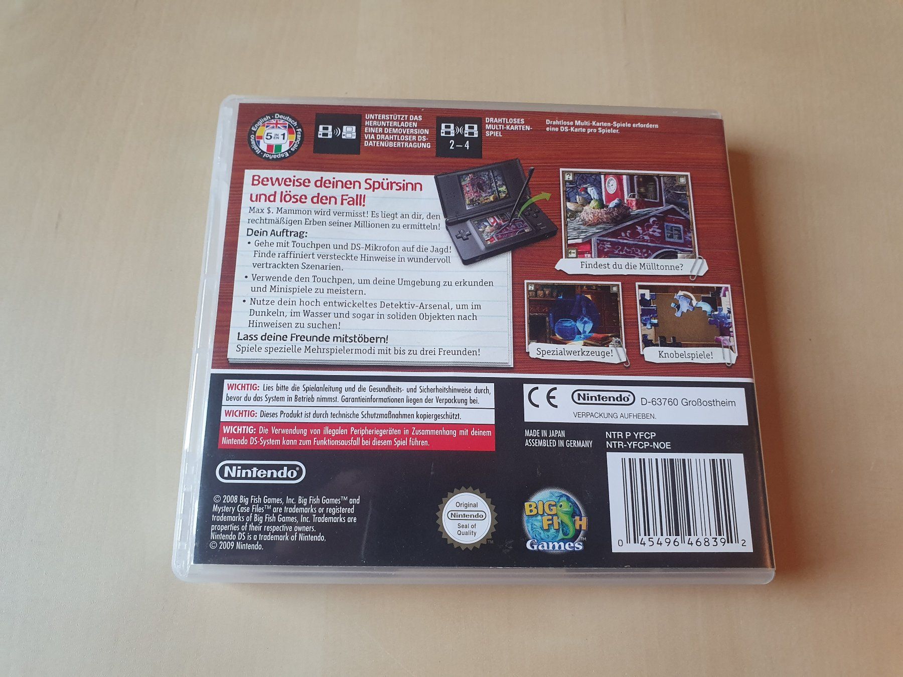 Nintendo Giochi: Mystery Case Files Millionheir – Usato da Stansstad venduto da collectorsshop 1