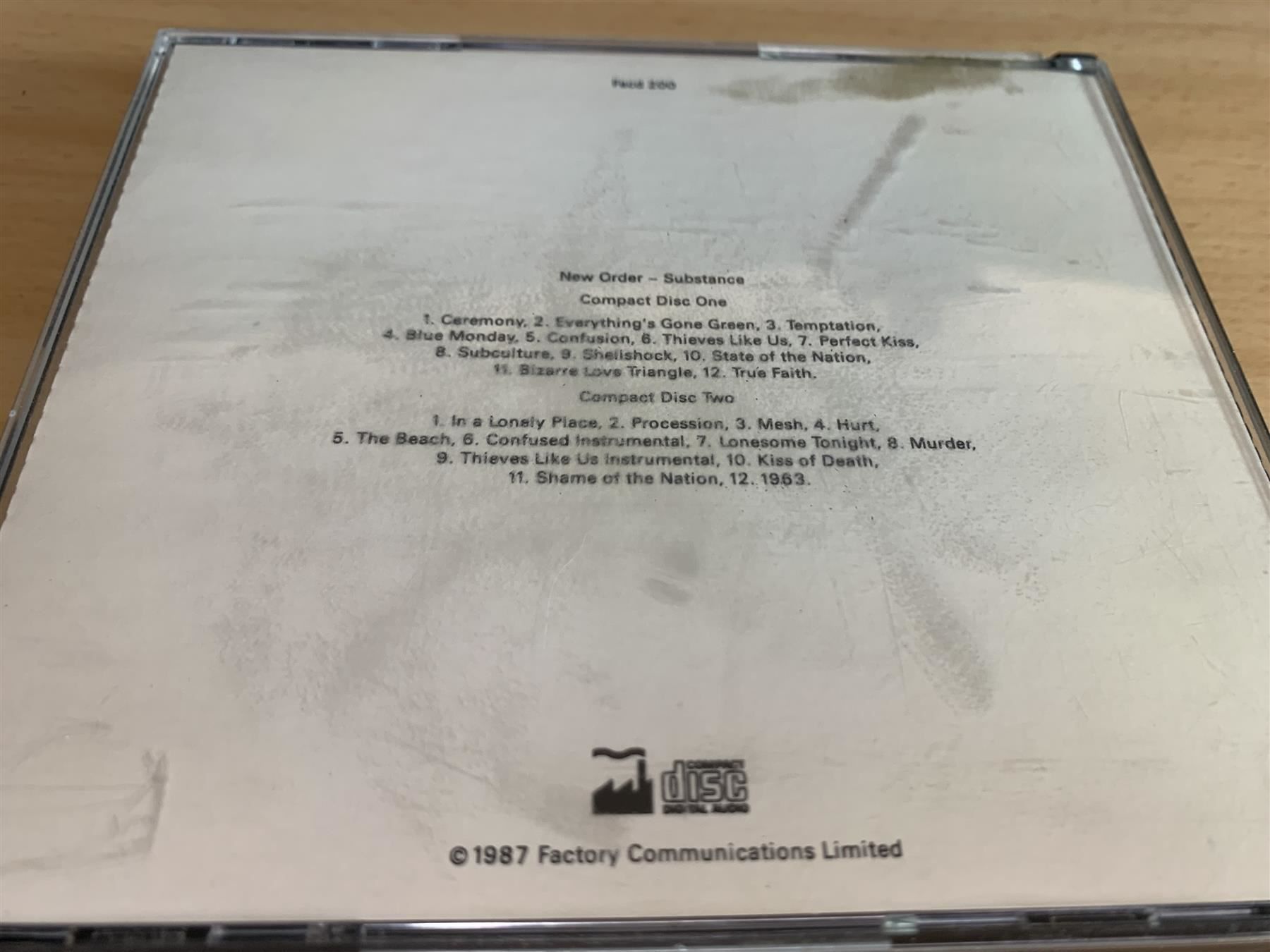 CD: New Order – Substance - 2 CD – Usato da Rikon im Tösstal venduto da Alpenmutz 1