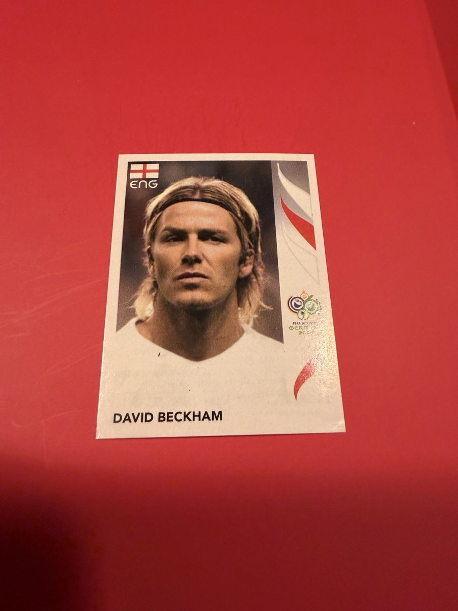 Panini Carte collezionabili: Beckham panini WM 2006 – Usato da Treyvaux venduto da goali1fcea