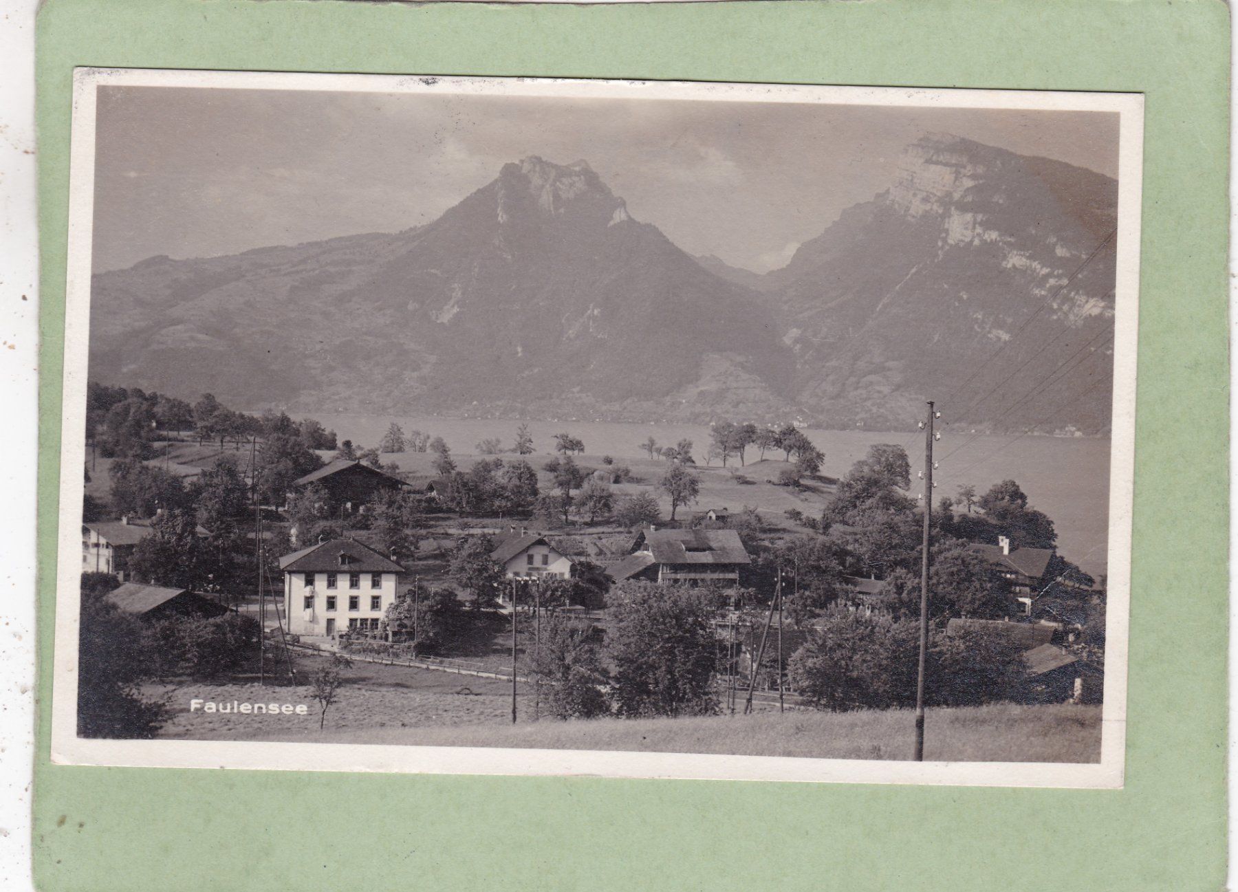 Cartes postales: Faulensee 1929 – D'occasion à Herisau par Lisegrat2008