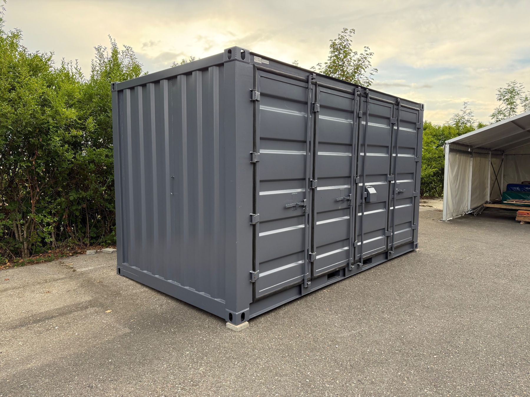 Contenitori edile: 15 Fuss Lagercontainer, Container in grau, open side – Nuovo e nell'imballaggio originale da grosswangen venduto da Poliniman0 2