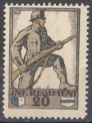 Tutti i francobolli: (1. WK) 4. Division Wi 22 postfrisch – Usato da Bürglen TG venduto da StampGraf