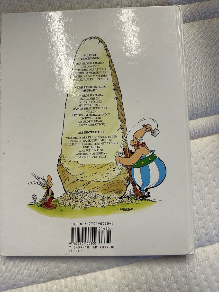 Libri: Asterix und Obelix Buch 1996 – Usato da Frümsen venduto da Swissline90 1