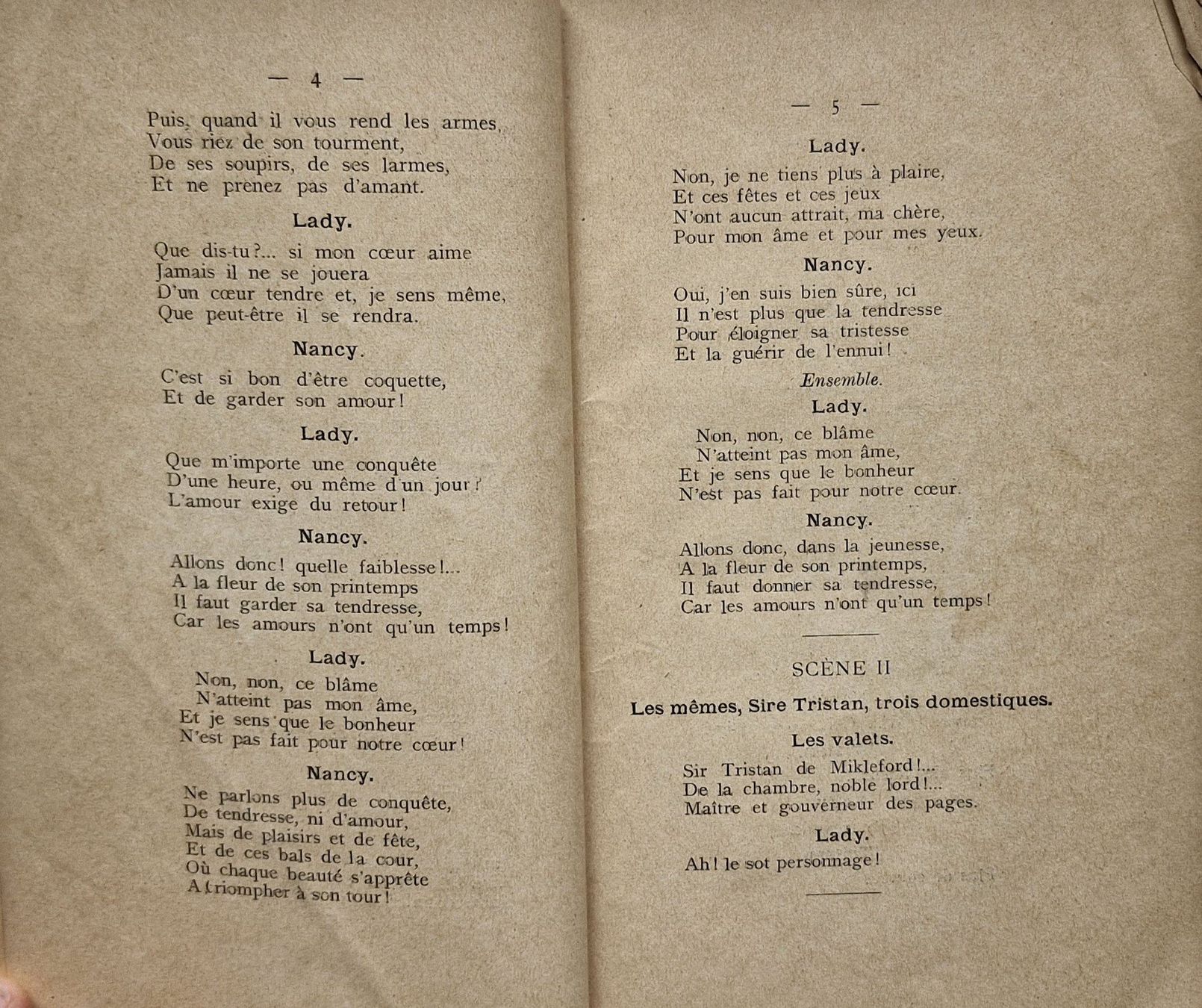 Théatre de Fribourg (1904): Opéra MARTHA de Flotow (D'occasion) à Bern ...