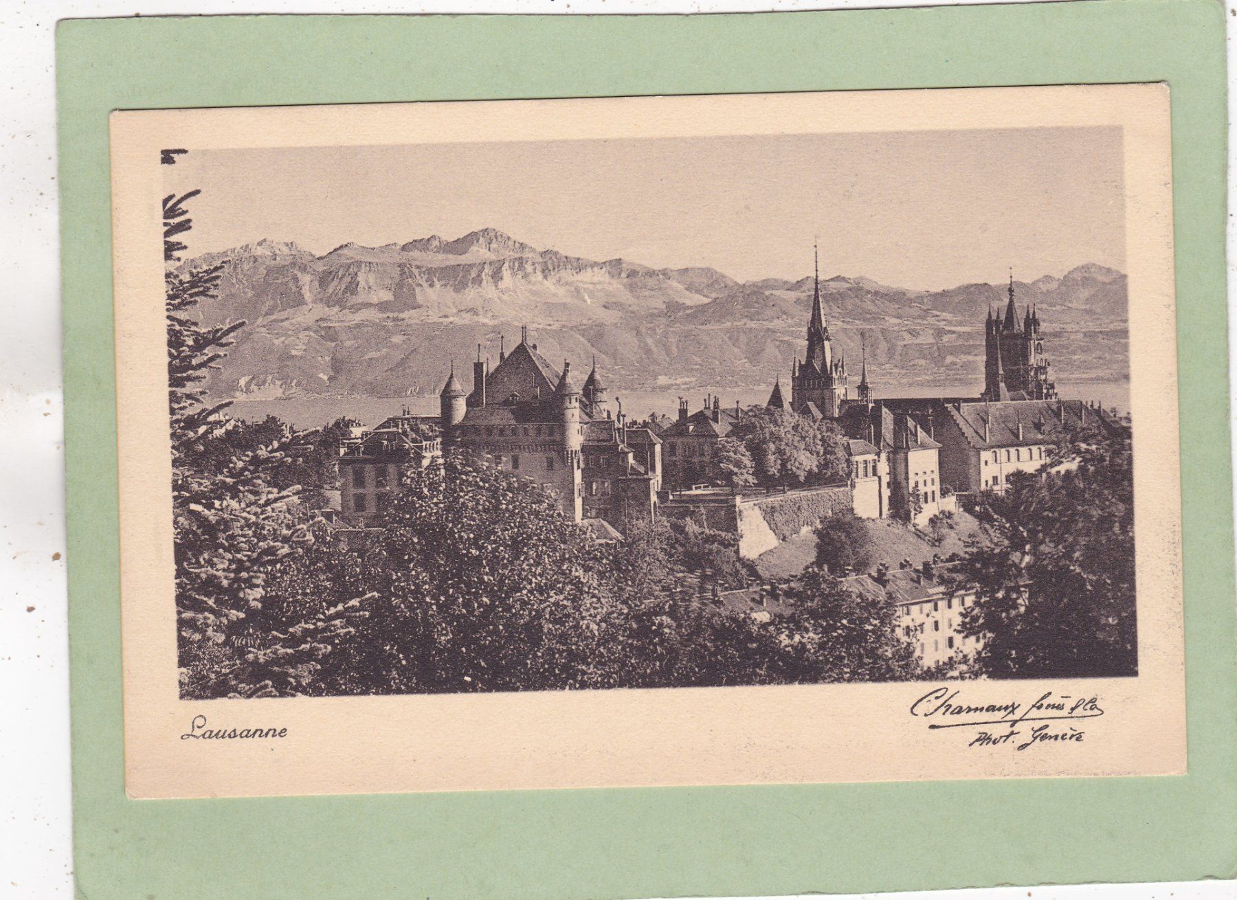 Cartoline postali: Lausanne 1907 – Usato da Herisau venduto da Lisegrat2008