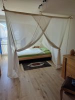 Baldachin Wavesafe Swiss Shield für Bett weiss