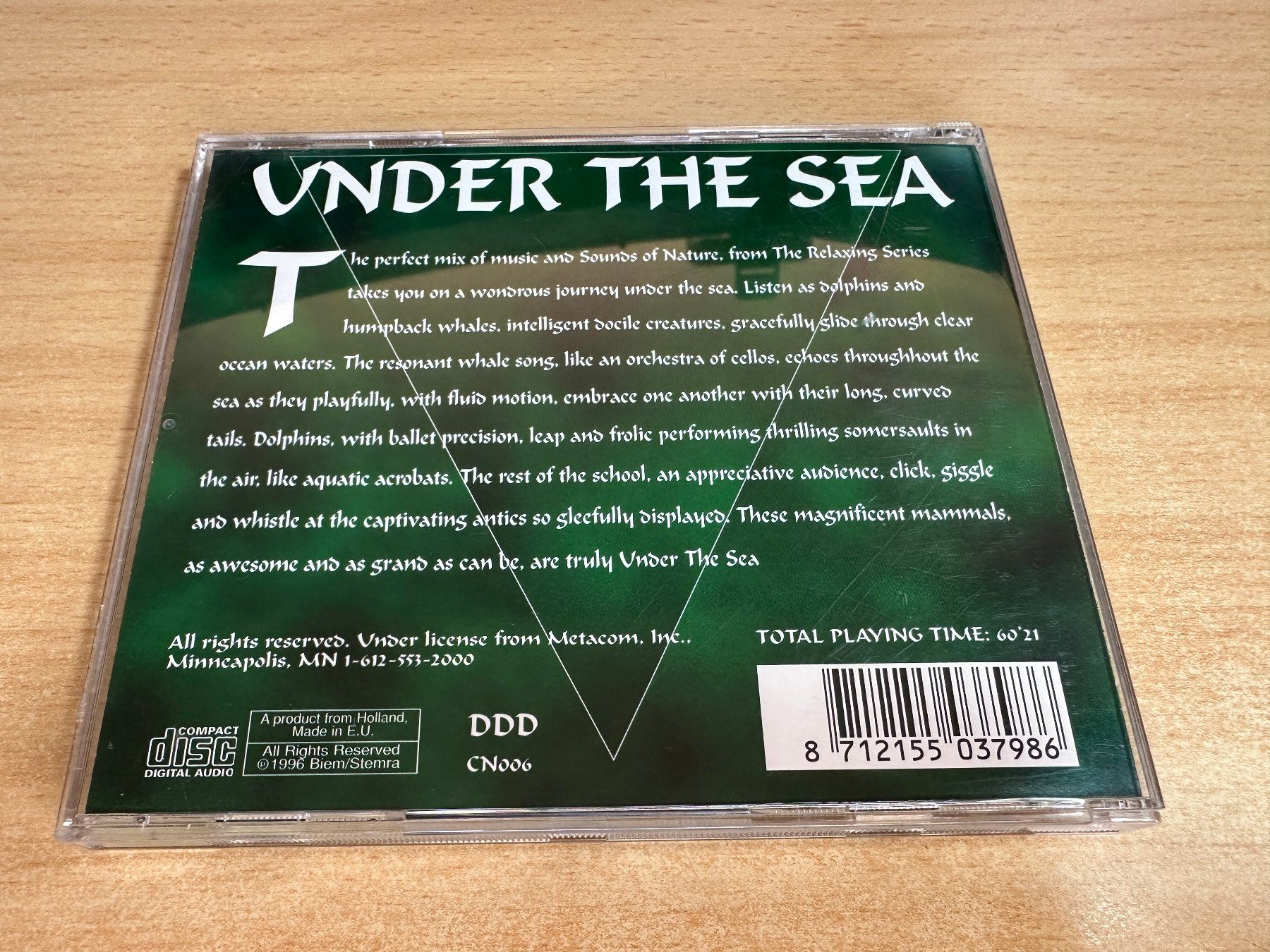 CD: M4 Unknown Artist – Under The Sea – Usato da Rikon im Tösstal venduto da Alpenmutz 1