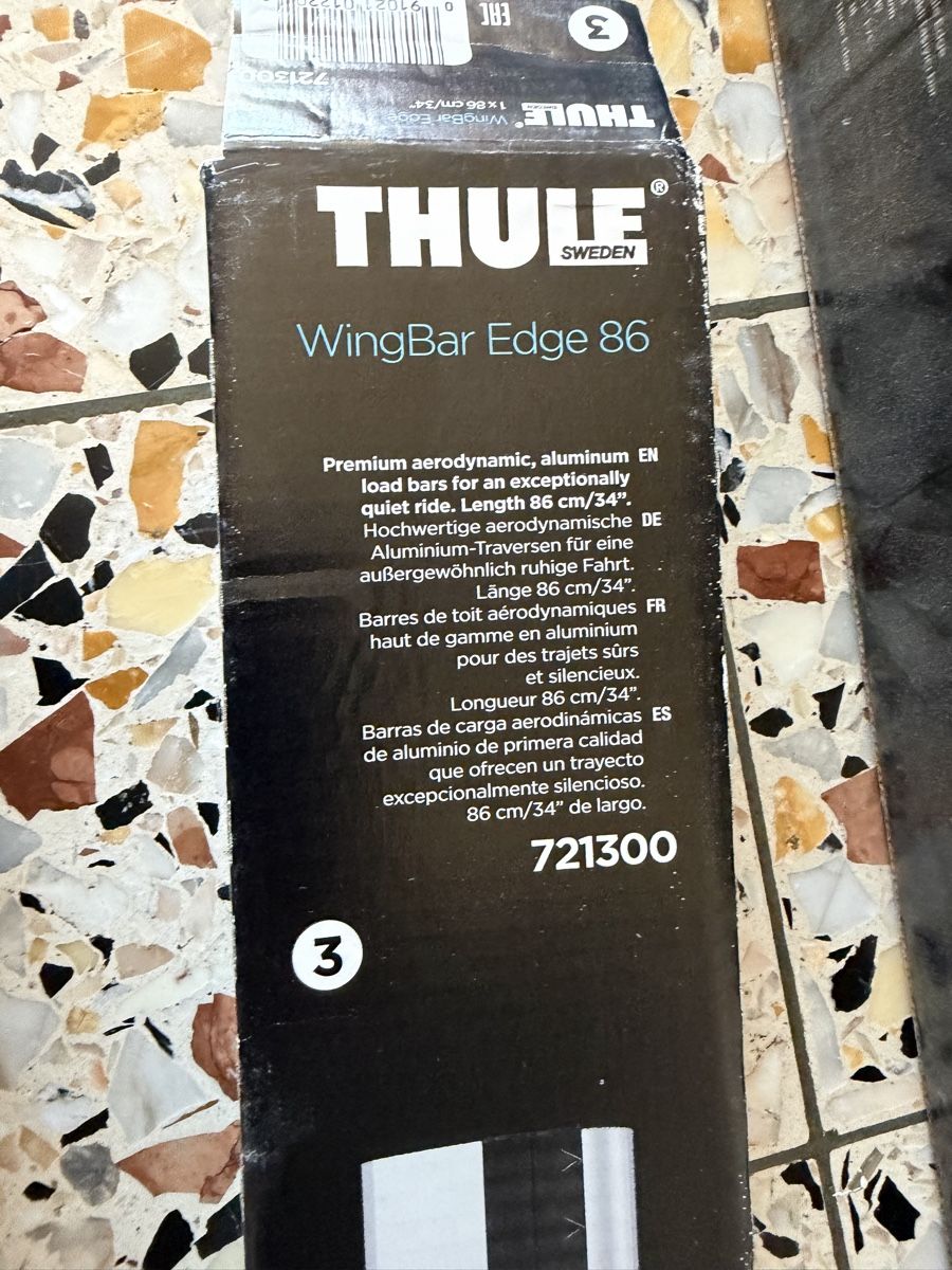 Thule Barres de toit: Thule Dachträger Wingbar Edge 86 – Neuf avec emballage d'origine à Schmitten FR par mehusablau 1