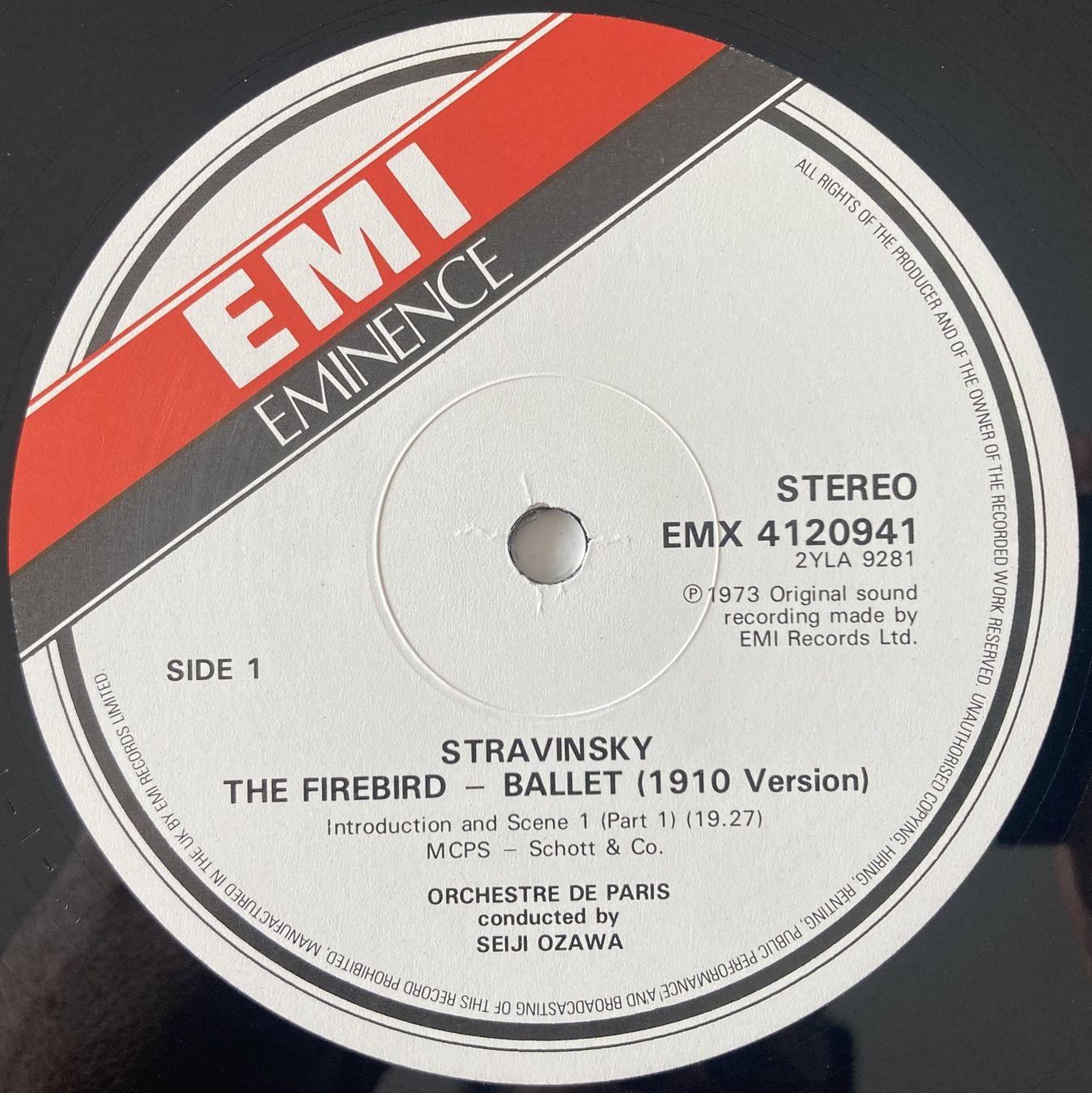 Vinyles: IGOR STRAVINSKY - THE FIREBIRD – D'occasion à Bottens par hotter-than-hell 2