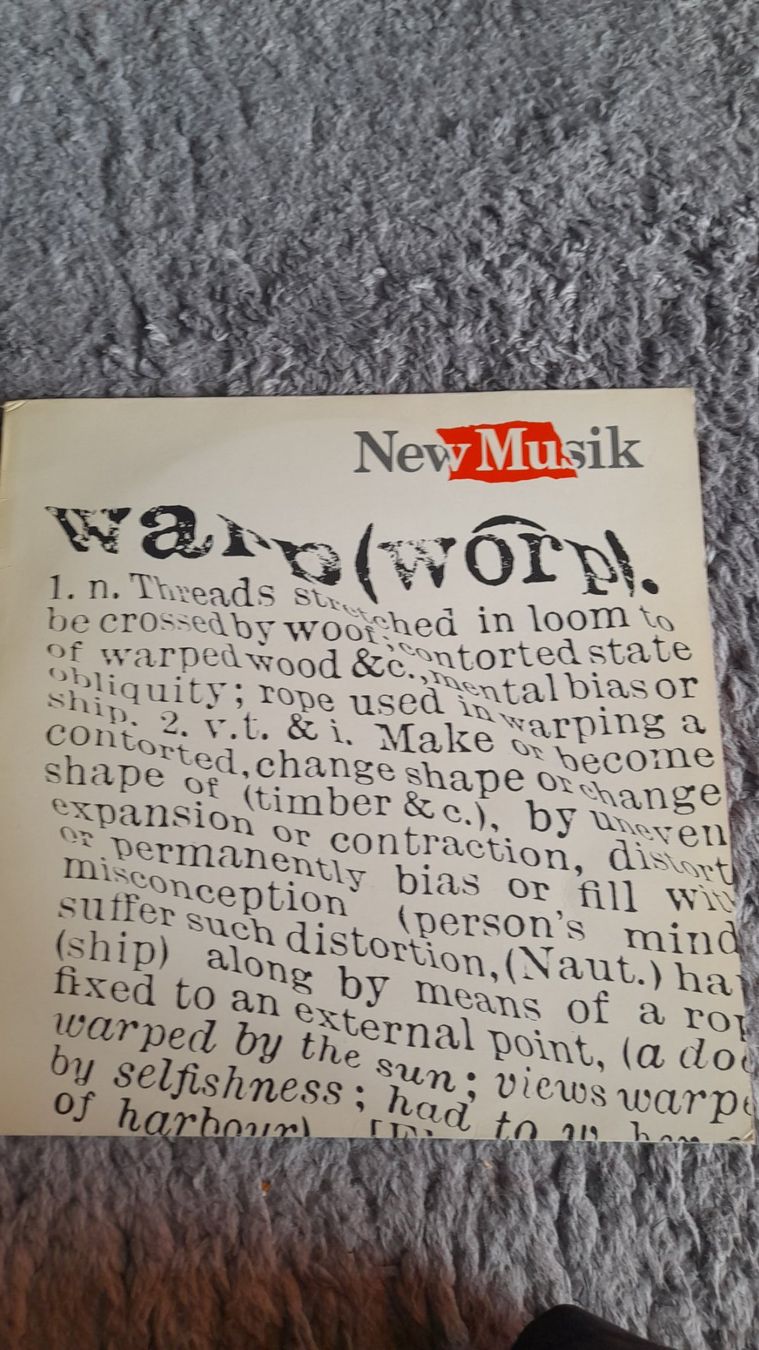 Schallplatten: NEW MUSIK   WARP    LP   VINYL – Gebraucht aus Wetzikon ZH von Ramones01