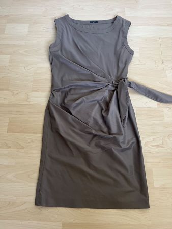 Marc O‘Polo: leichtes Sommerkleid, seitl. Raffung, oliv M 40