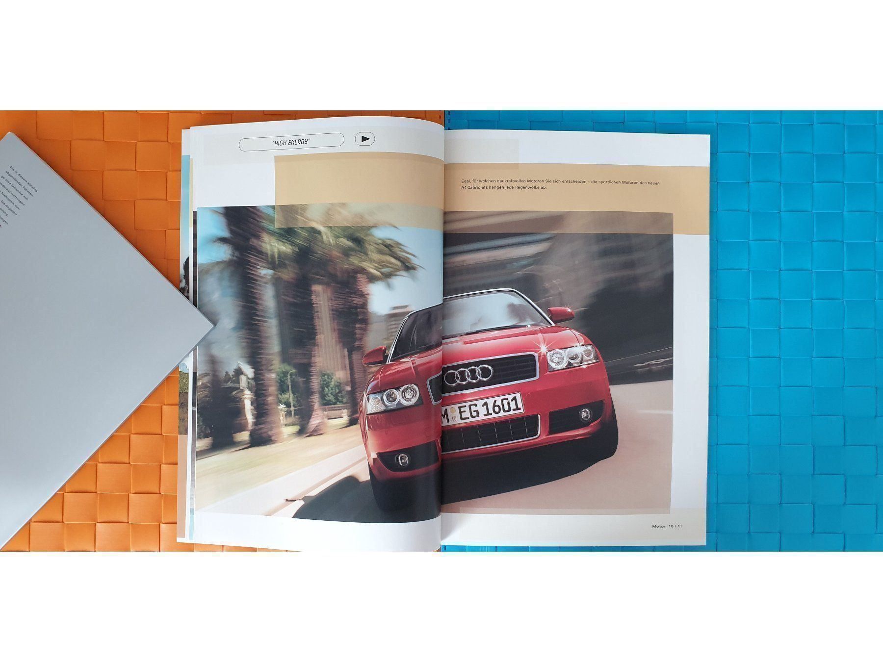 Riviste & Magazine: AUDI A4 CABRIO 2002 - Prospekt / Katalog – Usato da Viganello venduto da CARLiteratur 2