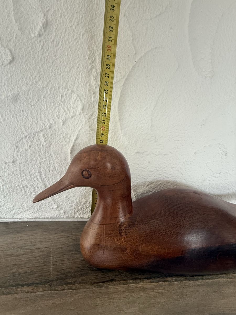 Statuette: Holzente, Handarbeit, – Usato da Aarburg venduto da Yula24 3