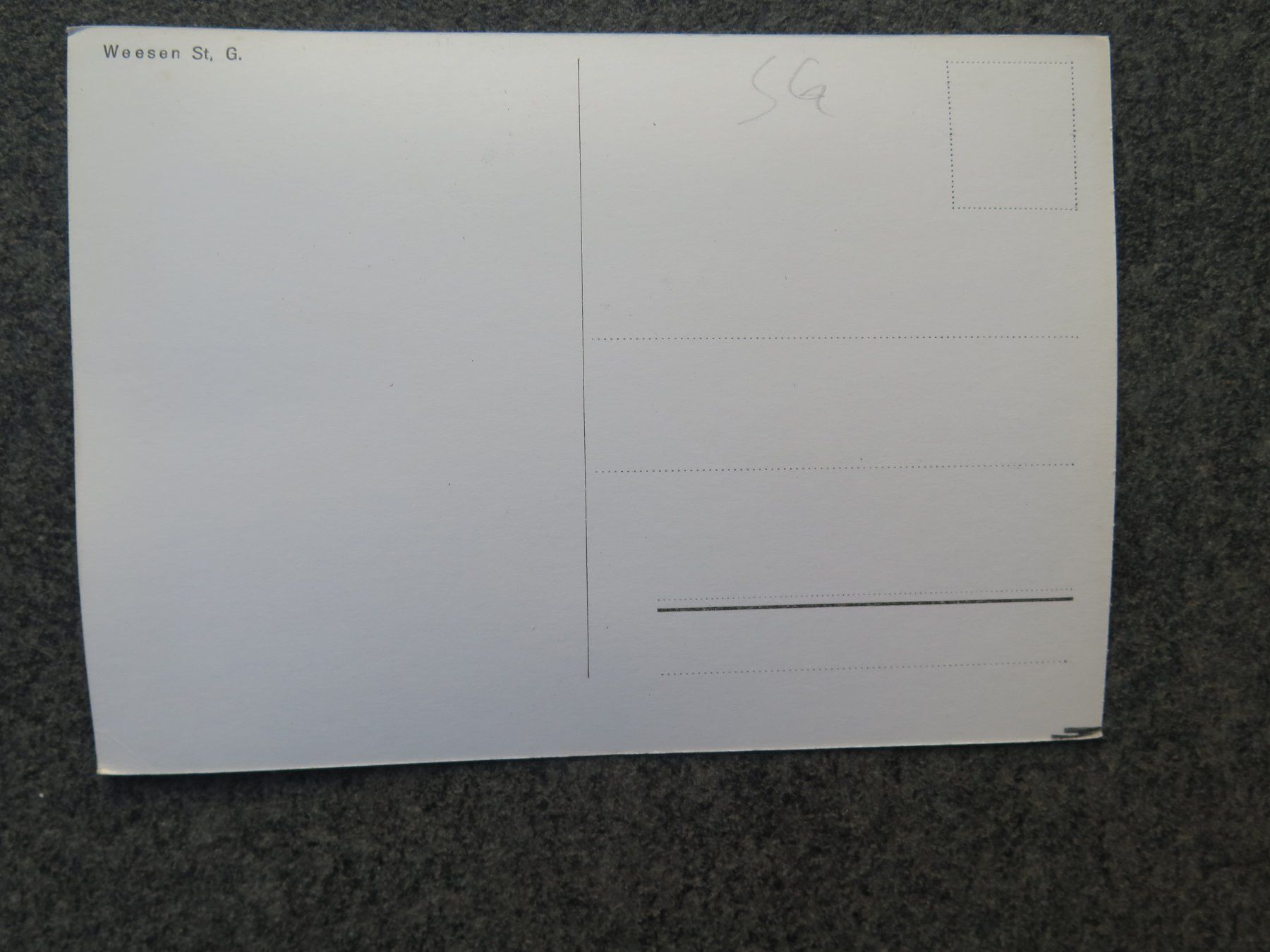 Cartoline postali: WEESEN - ST.G. – Usato da Wittenbach venduto da lipasal 1