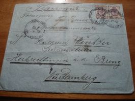 alter Brief Sowjetunion 1904, gelaufen nach Württemberg