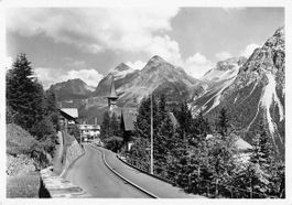 NEU: uralte Ansichtskarte AROSA 1953, ab 1.--