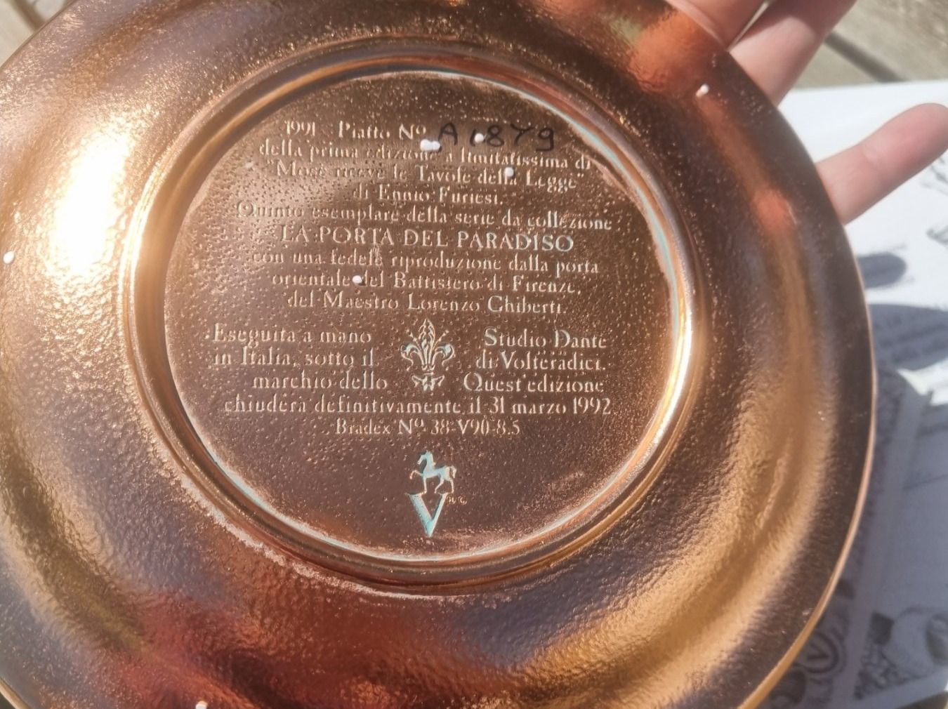 Teller: Assiette de collection Bradex – Neu (gemäss Beschreibung) aus Fribourg von sal_5ln6 2