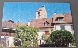 IFolor Fotopuzzle 196 Teile. Kaiseraugst mit Storchenest