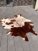 Echter Kuhfell Teppich braun/weiss natur, 270x190cm