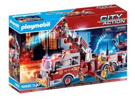 Playmobil City 70935 Feuerwehr Fahrzeug: US Tower Ladder