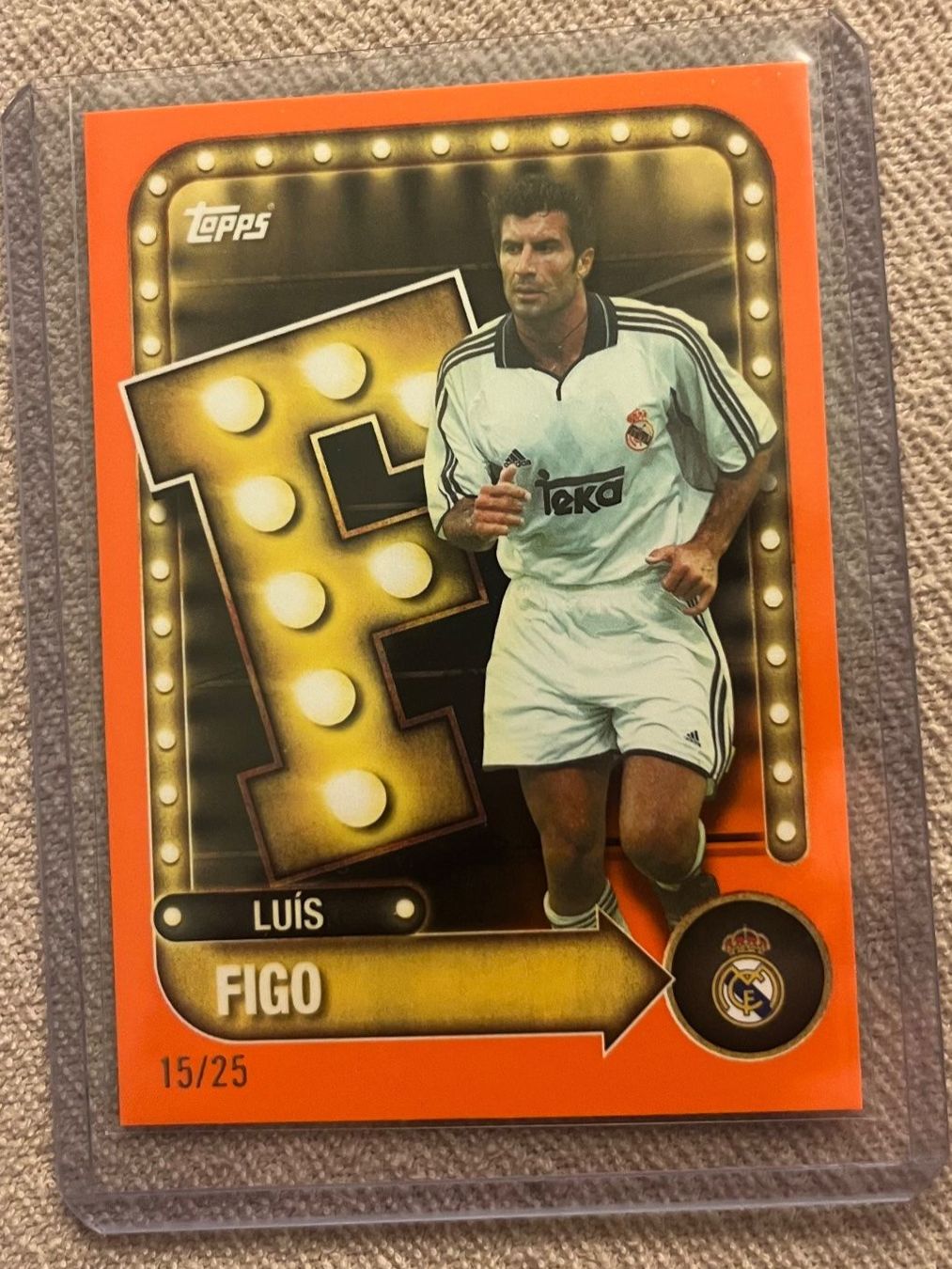 Topps Carte collezionabili: Topps - Luis Figo - Rare 15/25 – Nuovo (secondo la descrizione) da Wangen SZ venduto da dom_dv69