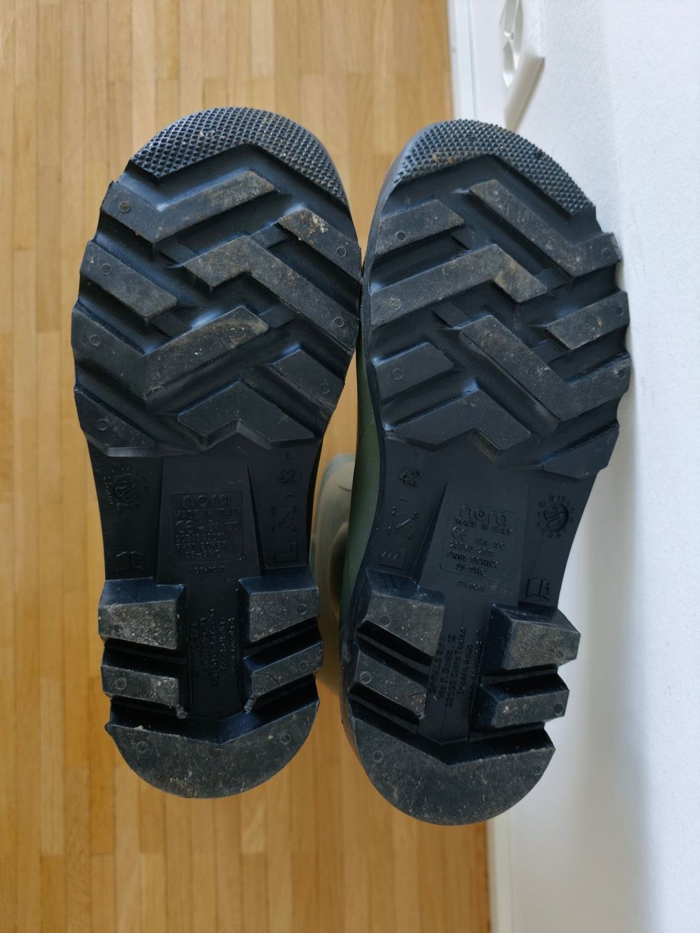 Scarpe da uomo: Robuste Worker Gummistiefel Gr. 42 - Olivgrün – Usato da Winterthur venduto da dmazzotta 3