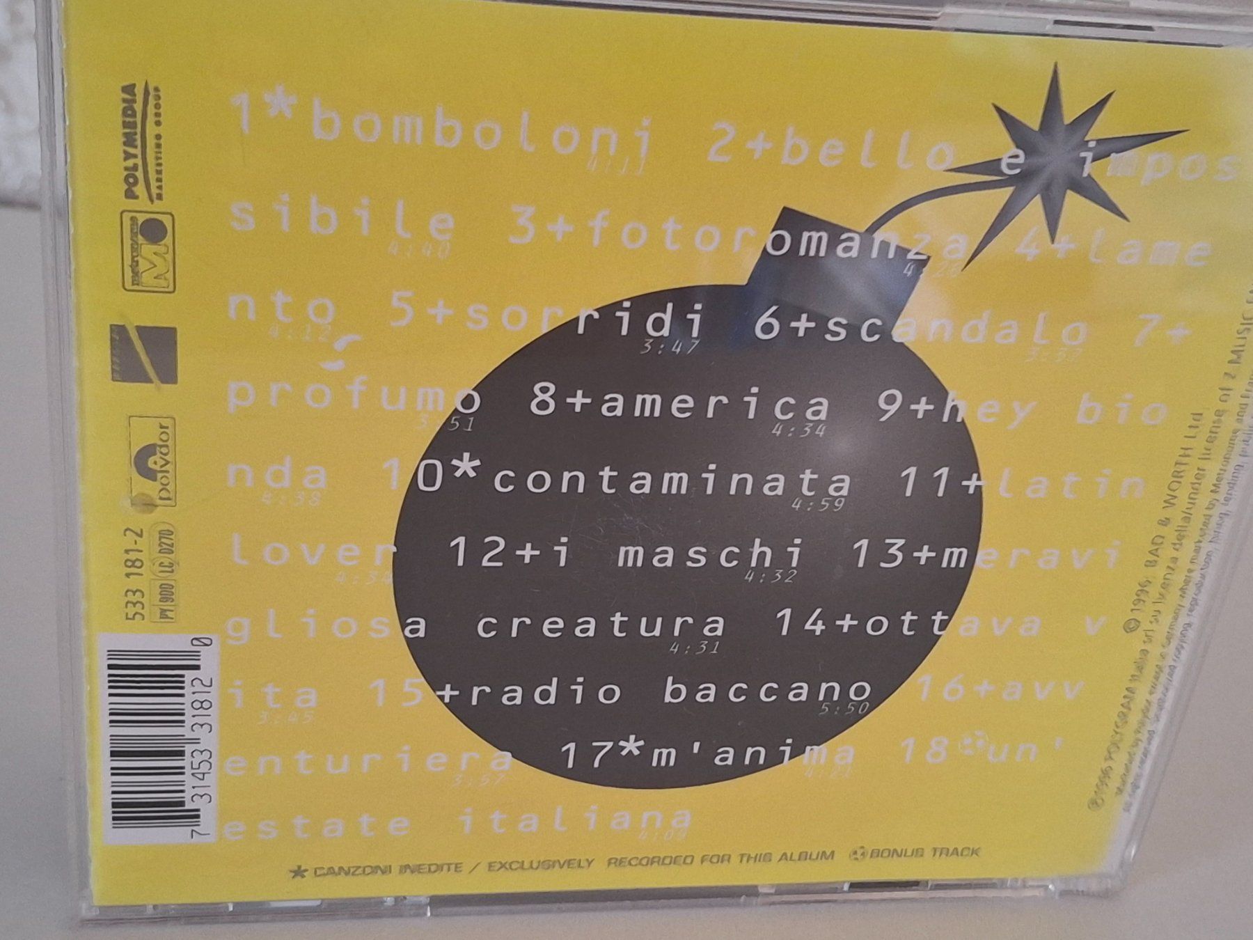 CD: CD Gianna Nannini - Bomboloni The Greatest – Usato da Aarberg venduto da Jackup1 1