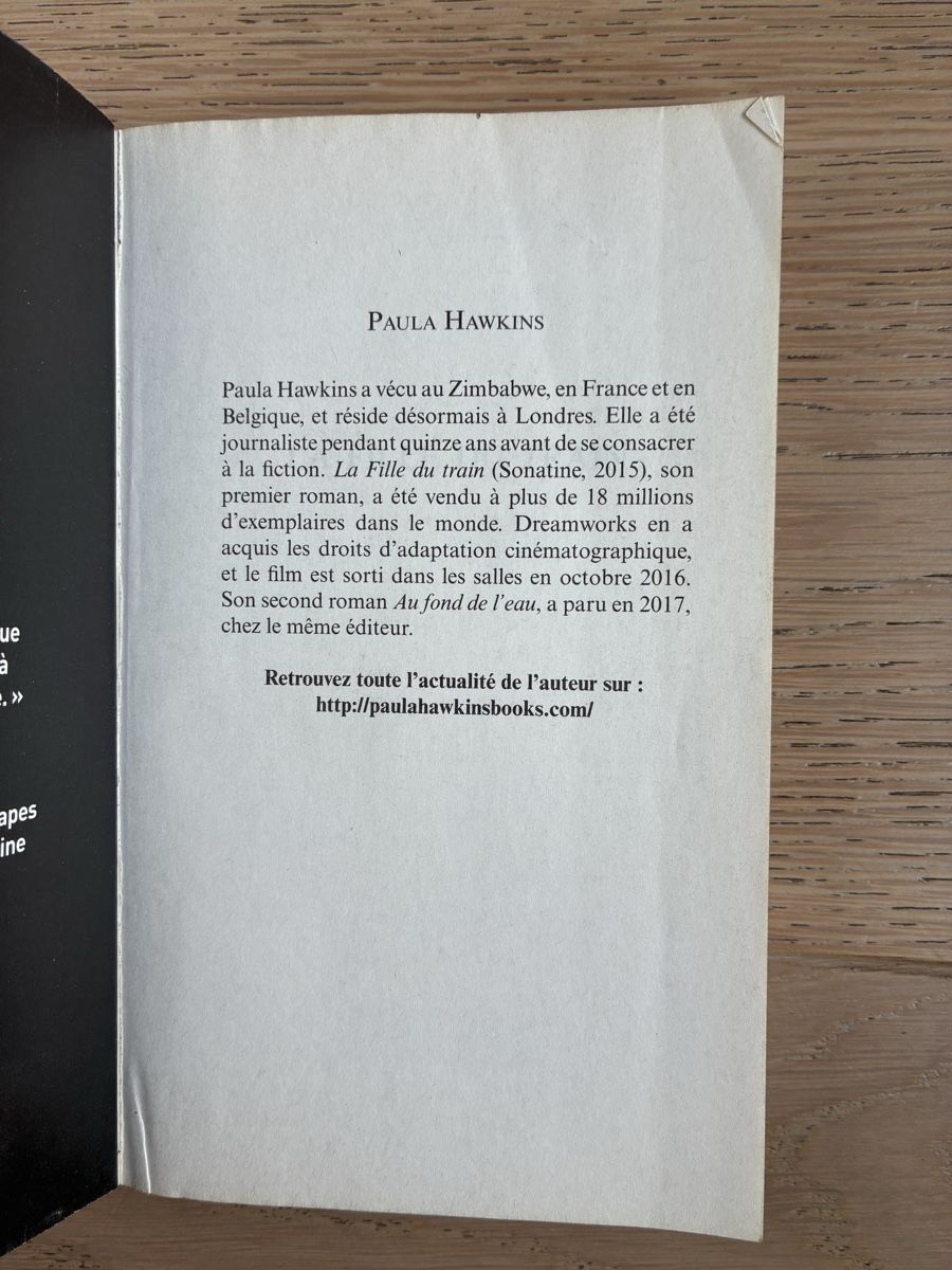 Bücher: La Fille du train – Neu (gemäss Beschreibung) aus Bulle von ste_t2ng 2
