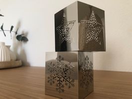 Voitiv / Kerzenbehälter x2 Weihnachtsdekoration