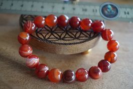 Kanreol Rot  10mm      Kugel Armband     ab  1.-   Auktion