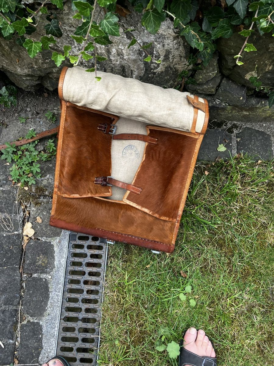 Schweizer Armee Zaini: Alter Militärtournister – Usato da Grabs venduto da schlegel63 1