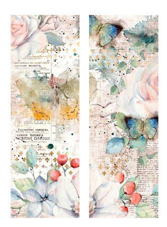Sticker: Washi Tape mit Schmetterling und Blume – Nuovo e nell'imballaggio originale da Löhningen venduto da Fourbi18